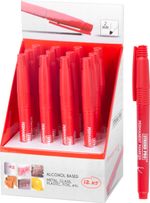 Permanent marker Strend Pro Permanent, thin, 12pcs, red