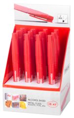 Marker Strend Pro Thin, thin, red, Sellbox 12 pcs