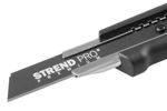 Kés Strend Pro Premium FD781, BlackMatt, SoftTouch, 18 mm, tördelhető pengéjű, + 10 db penge, készle