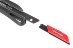 Snap-off Knife Strend Pro Premium FD706, BlackMatt, SoftTouch, 9 mm