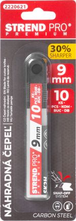 Penge Strend Pro Premium FDB40, BlackMatt, 9 mm, letörhető, pótalkatrész, 10 db-os csomag