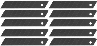 Blade Strend Pro Premium FDB50, BlackMatt, 18 mm, break-off, spare, pack. 10 pcs