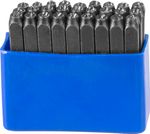 Stamping Set HR59104, alphabet, character height 4 mm, letter, 27 pcs