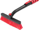 Autóseprű Strend Pro Premium, jégre és hóra, kaparóval, teleszkópos, alumínium, 65,5-82,5 cm