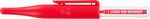 Marker Strend Pro, deep hole, red, extra long tip