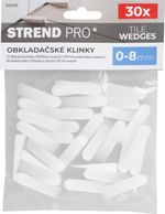 Strend Pro 7155, padlóék 0-8 mm, 28 x 8 x 6 mm, csempéző, csomag. 30 db