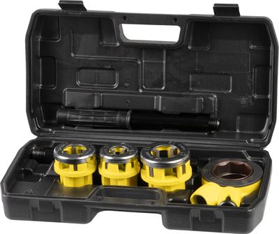 Threading Die Set Strend Pro PP3304.T062, 1/2" - 1", for thread cutting, 3-piece