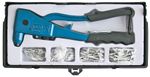 Fogó Strend Pro R1001 SET, szegecselő, + 100 db szegecs, profi, popszegecsekhez