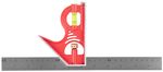 Square KAPRO® 352, 300 mm, with level