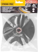 Tartó Strend Pro F0193N 125 mm, M14, csiszolópapírhoz, tépőzár