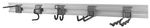 Tool holder Strend Pro G-mate GHS6, 120 cm rail, 6 pcs, + hangers, wall-mounted