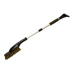 Scraper with Brush Auto GECO ICEBREAKER SoftHand, telescopic handle 87-114 cm, for ice and snow