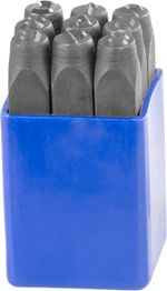 Stamping Set HR59207, numbers, digit height 8 mm, 9 pcs