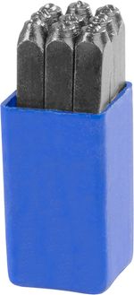 Stamping Set HR59204, numbers, digit height 4 mm, 9 pcs