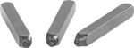 Stamping Set HR59204, numbers, digit height 4 mm, 9 pcs