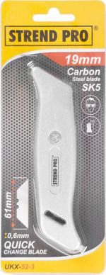 Kés Strend Pro UKX-52-3, 19 mm, AluBody, fix, cserélhető pengével