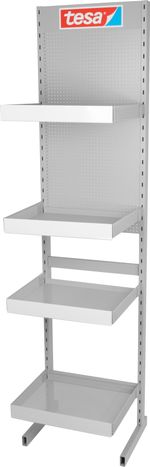 Stand tesa®, metal, for tapes, 25 hooks, 200x51x51 cm