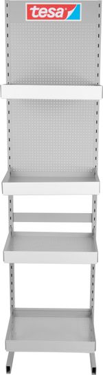 Stand tesa®, metal, for tapes, 25 hooks, 200x51x51 cm
