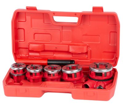 Threading Die Set Strend Pro PP3304.T062, 3/8" - 1 1/4", for thread cutting, 5-piece