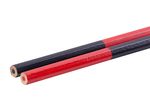 Pencil Strend Pro CP0660, carpenter's, 175 mm, hexagonal, red/blue lead, pack of 12 pcs
