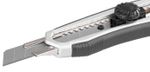 Snap-off Knife Strend Pro UKX-8100-2, 18 mm, with wheel lock, aluminum/plastic