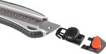 Snap-off Knife Strend Pro UKX-8100-2, 18 mm, with wheel lock, aluminum/plastic