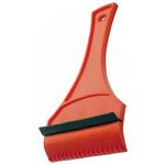 Scraper Auto Gerda, 186x118 mm, with squeegee, for ice and snow, assorted colors