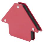 Tartó Strend Pro QJ6001, sarok 3"", mágneses, max.10 kg