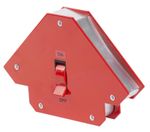 Tartó Strend Pro QJ6007 mágneses, sarok, kapcsolóval, 3-3/4""x3-3/4""x1"", max.12 kg, ON/OFF