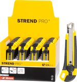 Snap-off Knife Strend Pro UKBOX-85, 18 mm, plastic, Sellbox 24 pcs