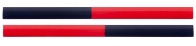 Carpenter pencil 175mm,elipse, red/blue 12pcs