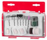 Abrasive Bit Set Strend Pro RGT1024, 24-piece, mini, for die grinder, with shank