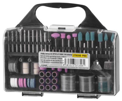 Set of rotate grinding accesories 116pcs