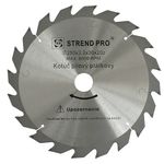 Saw Blade Strend Pro SuperSaw NW, 250x3.2x30 mm, 20T, for wood, carbide-tipped