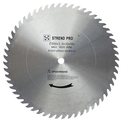 Saw Blade Strend Pro SuperSaw CW, 250x1.8x25 mm, 56T, for wood, without carbide tips