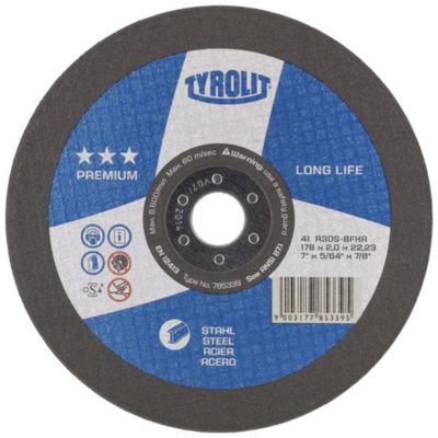 Kotuc Tyrolit 178x2,0mm, 41, A30R-BFINOX, nerez, Standard **