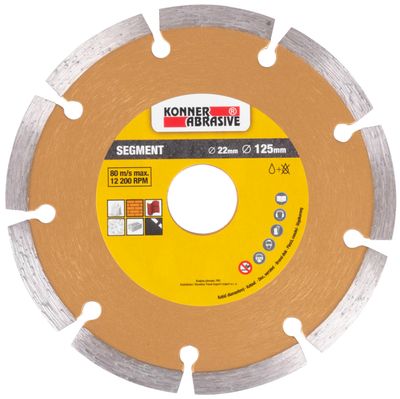 Diamond cutting disc KONNER 125, Segment