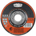 Korong Tyrolit 125x7,0x22,2mm, 27, A30R-BFX, rozsdamentes acél, Premium ***