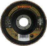 Rhodius LSZ F Flap Disc, 115x22.2 G080, Steel/Stainless Steel