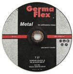 Vágókorong GermaFlex Metal T41 180x3,0x22,2 mm, A24RBF, acél