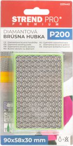 Hubka Strend Pro Premium, 90x58x30 mm, P200, brúsna, diamantová, pre obkladačov