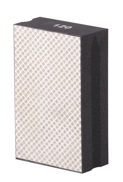 Abrasive pad Strend Pro DP510, 95x55x30mm, P120, diamond, for tilers