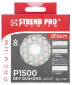 Csiszolókorong Strend Pro Premium DP514, 100 mm, P1500, gyémánt, polírozó