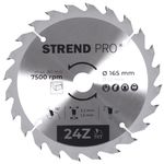 Saw Blade Strend Pro TCT, 165x2.2x20/16 mm, 24T, for wood, carbide-tipped