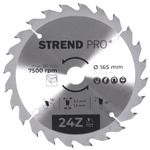 Saw Blade Strend Pro TCT, 165x2.2x20/16 mm, 24T, for wood, carbide-tipped