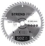 Tárcsa Strend Pro TCT, 180x2.2x20/16 mm, 50Z, fához, fűrész, SK lapkák
