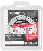 Tárcsa Strend Pro Premium, vákuumforrasztott, 115 mm, gyémánt, vágó, multi