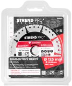 Tárcsa Strend Pro Premium, vákuumforrasztott, 125 mm, gyémánt, vágó, multi