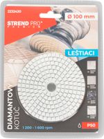 Kotúč Strend Pro Premium P50, 100 mm, leštiaci, diamantový, suchý zips, za mokra leštenie brúsenie