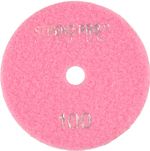 Disc Strend Pro Premium P100, 100 mm, polishing, diamond, hook and loop, for wet polishing and grind